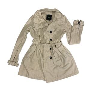 Jack by BB Dakota Coat in Gray/Tan | Size S